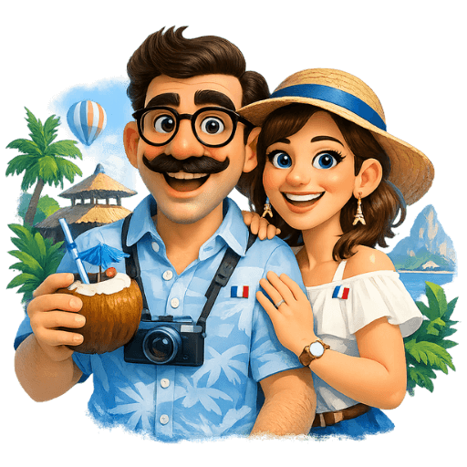 Expatriés pratiquant le français avec Marcel