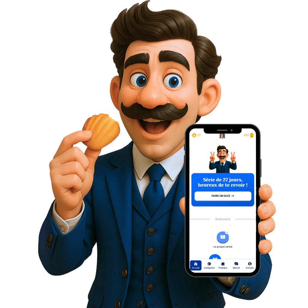 Français Avec Marcel app sur smartphone